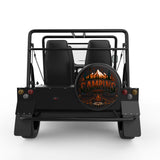 CAMPING MODE BLACK TIRE COVER FOR MOKE