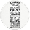 CAMPING RULES PEARL  WHITE CARBON FIBER TIRE COVER