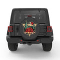 CAMPING SCENERY PEARL  WHITE CARBON FIBER TIRE COVER