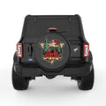CAMPING SCENERY BLACK TIRE COVER