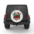 CAMPING SCENERY SILVER CARBON FIBER TIRE COVER