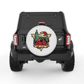 CAMPING SCENERY PEARL  WHITE CARBON FIBER TIRE COVER