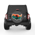 CAMPING USA BLACK CARBON FIBER TIRE COVER
