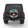 CAMP FIRE NIGHTS BLACK CARBON FIBER TIRE COVER