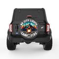 CAMP FIRE NIGHTS BLACK CARBON FIBER TIRE COVER