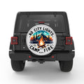 CAMP FIRE NIGHTS BLACK TIRE COVER