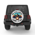 CAMP FIRE NIGHTS SILVER CARBON FIBER TIRE COVER