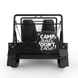 CAMP HAIR DON T CARE BLACK CARBON FIBER TIRE COVER FOR MOKE