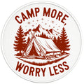 CAMP MORE WORRY LESS BLACK TIRE COVER