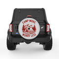 CAMP MORE WORRY LESS SILVER CARBON FIBER TIRE COVER
