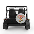 CANT CATCH ME SILVER CARBON FIBER TIRE COVER FOR MOKE