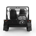 CANT MAKE EVERYONE HAPPY NOT TACO BLACK CARBON FIBER TIRE COVER FOR MOKE