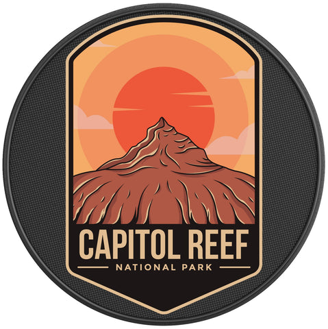 CAPITOL REEF BLACK CARBON FIBER TIRE COVER