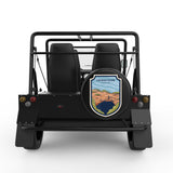 CARLSBAD CAVERNS BLACK TIRE COVER FOR MOKE