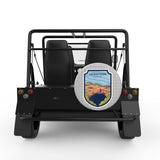 CARLSBAD CAVERNS SILVER CARBON FIBER TIRE COVER FOR MOKE