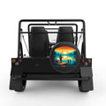 CATCHING PEACE BLACK CARBON FIBER TIRE COVER FOR MOKE