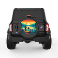 CATCHING PEACE BLACK TIRE COVER