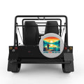 CATCHING PEACE SILVER CARBON FIBER TIRE COVER FOR MOKE