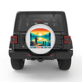 CATCHING PEACE BLACK TIRE COVER