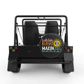 CATCHIN RAYS AND MAKIN WAVES BLACK CARBON FIBER TIRE COVER FOR MOKE
