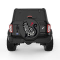 CAT ALL YOU NEED IS LOVE BLACK TIRE COVER