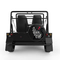CAT ALL YOU NEED IS LOVE BLACK TIRE COVER FOR MOKE