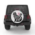 CAT ALL YOU NEED IS LOVE BLACK TIRE COVER