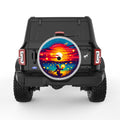 CHASING TINY LIGHTS SILVER CARBON FIBER TIRE COVER