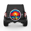 CHASING TINY LIGHTS WHITE TIRE COVER