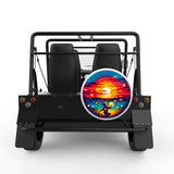 CHASING TINY LIGHTS WHITE TIRE COVER FOR MOKE