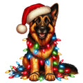 CHRISTMAS GERMAN SHEPHERD