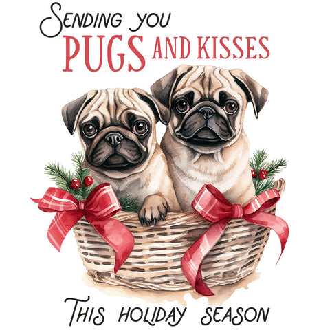 CHRISTMAS PUGS AND HUGS