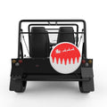 CHRISTMAS SCENE WHITE TIRE COVER FOR MOKE