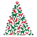 CHRISTMAS TREE DOGS