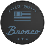 CLASSIC BRONCO AREA 51 BLACK TIRE COVER