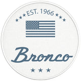 CLASSIC BRONCO AREA 51 PEARL  WHITE CARBON FIBER TIRE COVER