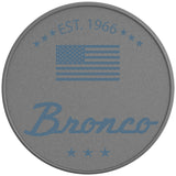 CLASSIC BRONCO AREA 51 SILVER CARBON FIBER TIRE COVER