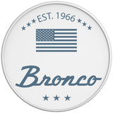 CLASSIC BRONCO AREA 51 WHITE TIRE COVER
