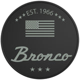 CLASSIC BRONCO CACTUS GRAY BLACK TIRE COVER