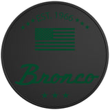 CLASSIC BRONCO ERUPTION GREEN BLACK TIRE COVER
