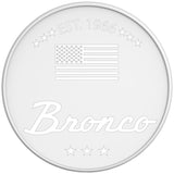 CLASSIC BRONCO OXFORD WHITE WHITE TIRE COVER