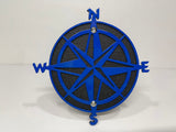 COMPASS FOR ANY 2 INCH RECEIVER  in BLUE For Jeep Wrangler JL and JK and JT
