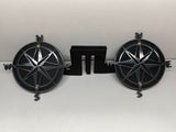 COMPASS FOOT PEGS FOR JEEP WRANGLER AND JEEP GLADIATOR in Grey Color