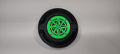 COMPASS FUEL DOOR FOR JEEP WRANGLER in Neon Green Color