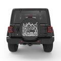 COLORADO COMPILATION PEARL  WHITE CARBON FIBER TIRE COVER