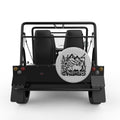 COLORADO COMPILATION SILVER CARBON FIBER TIRE COVER FOR MOKE