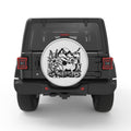 COLORADO COMPILATION SILVER CARBON FIBER TIRE COVER