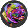 COLORFUL BULLDOG BLACK CARBON FIBER TIRE COVER