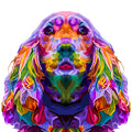 COLORFUL COCKER SPANIEL