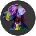 COLORFUL GREAT DANE BLACK CARBON FIBER TIRE COVER